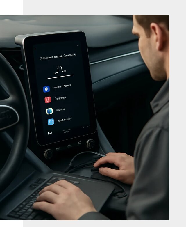 Установка приложений Lynk Co на автомобиль в Костомукше
